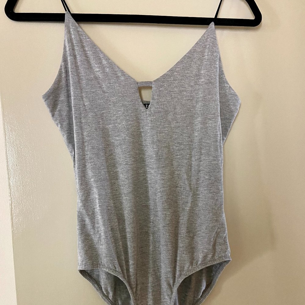 Azalea Gray Bodysuit